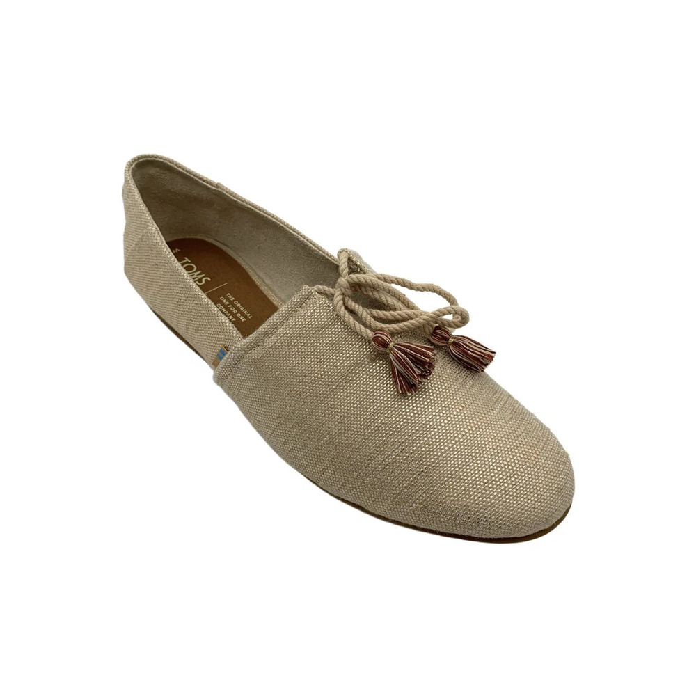Toms Women's Kelli Slip-On Flats Rose Gold - Medium